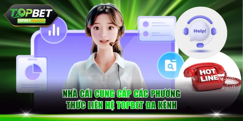 Nhà cái cung cấp các phương thức liên hệ TOPBET đa kênh